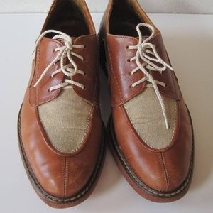 CABLE CO Shoes Size 7.5 Mens Oxfords Brown Leather